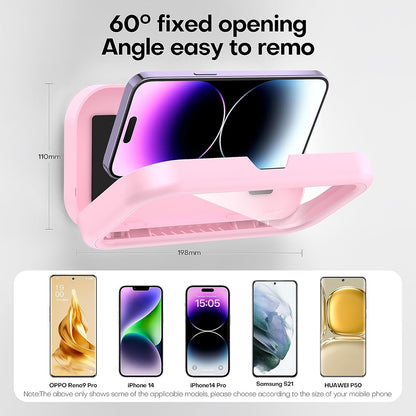 Techsuit LC-999 Wall Case with Touch Membrane for Phone, Waterproof, Purple