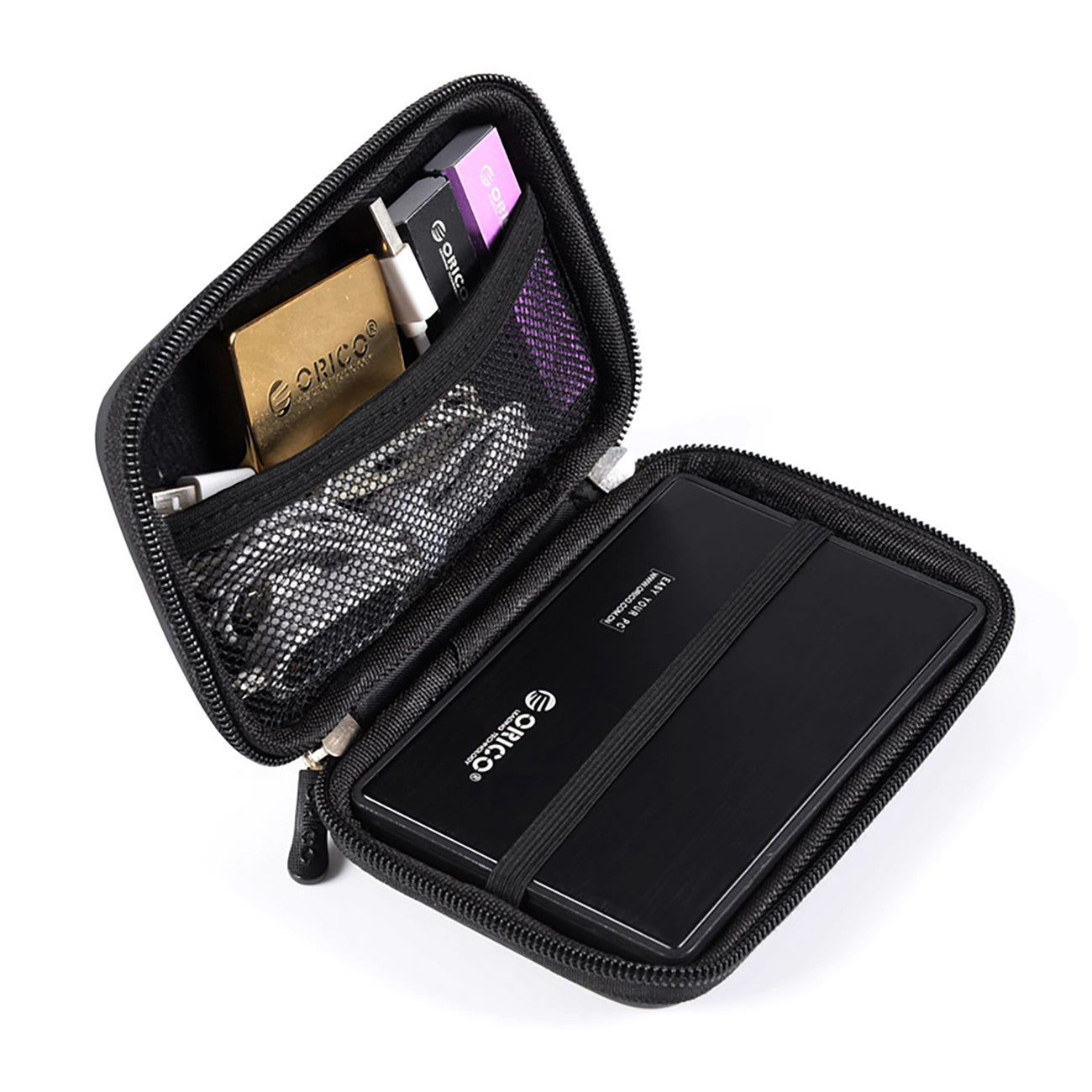 Funda Protectora Orico PHL-25 para HDD / SSD de 2.5 pulgadas, Negra
