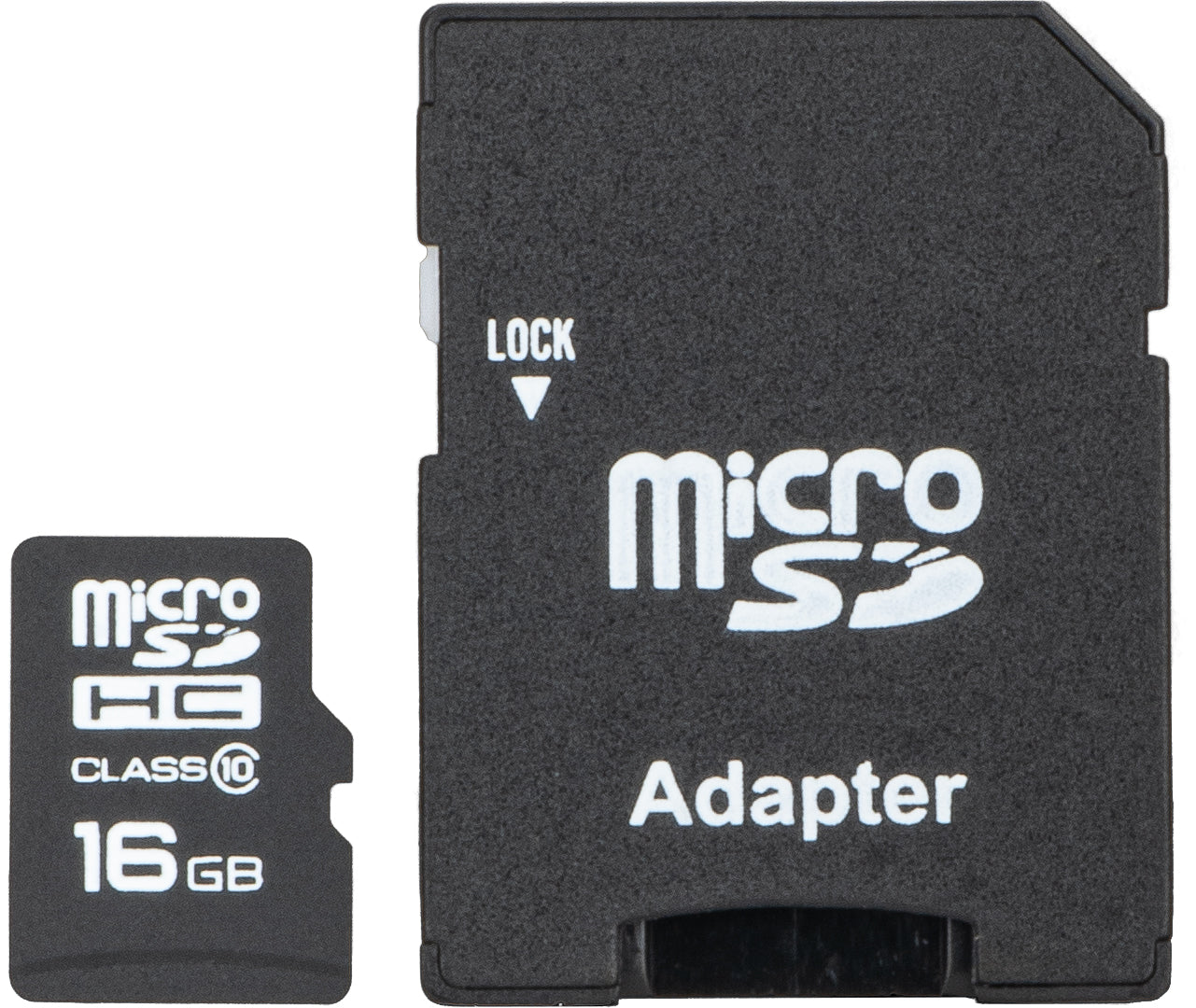Emtec C10 Classic microSDHC Memory Card, 16GB, Class 10, With Adapter ECMSDM16GHC10CG