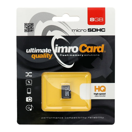 Tarjeta de Memoria microSDHC Imro, 8Gb, Clase 4
