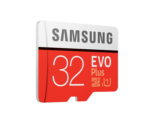 Tarjeta de Memoria microSDHC Samsung Evo Plus, 32Gb, Clase 10 / UHS-1 U1, Con Adaptador MB-MC32GA/APC