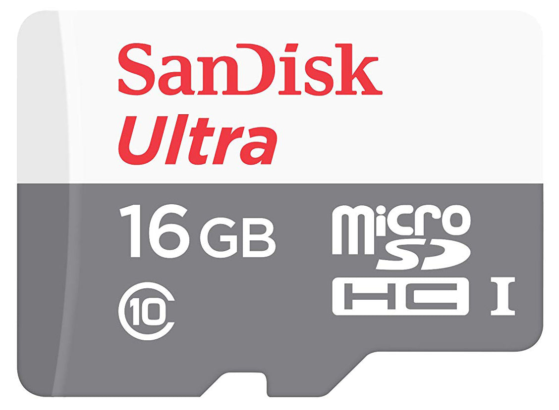 Tarjeta de memoria SanDisk Ultra Android microSDHC, 16Gb, Clase 10 / UHS-1 U1 SDSQUNS-016G-GN3MN SDSQUNS-016G-GN3MN