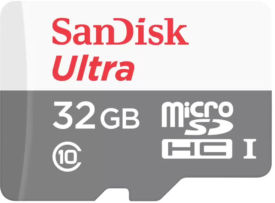 Tarjeta de Memoria microSDHC SanDisk Ultra, 32Gb, Clase 10, Con Adaptador SDSQUNR-032G-GN3MA