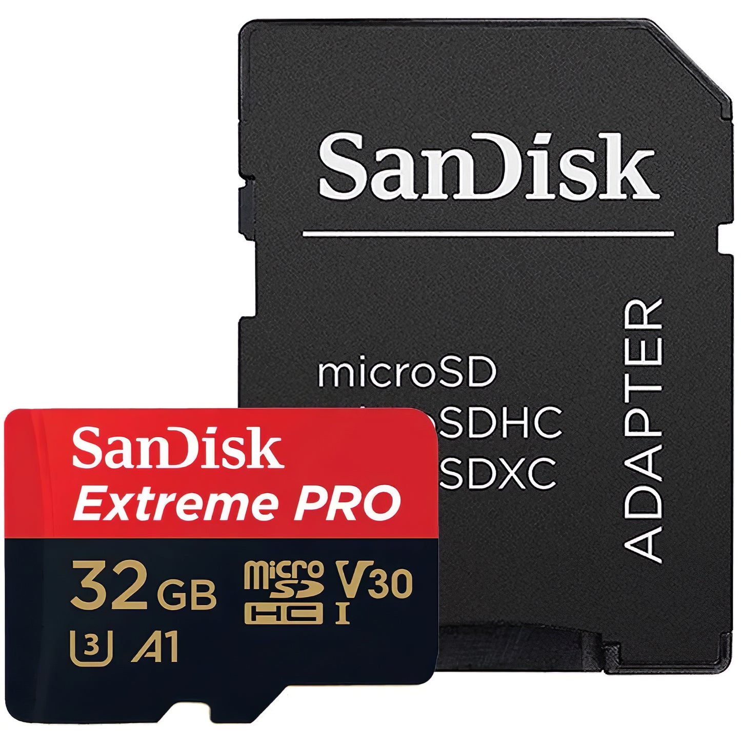 Tarjeta de memoria microSDHC SanDisk Extreme Pro, 32Gb, Clase 10 / UHS-1 U3, Con Adaptador SDSQXCG-032G-GN6MA
