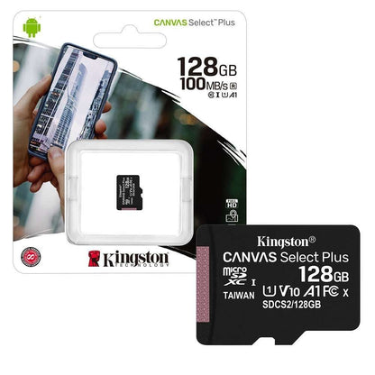 Tarjeta de memoria Kingston Canvas Select Plus, 128Gb, Clase 10 / UHS-1 U1 SDCS2/128GBSP microSDXC