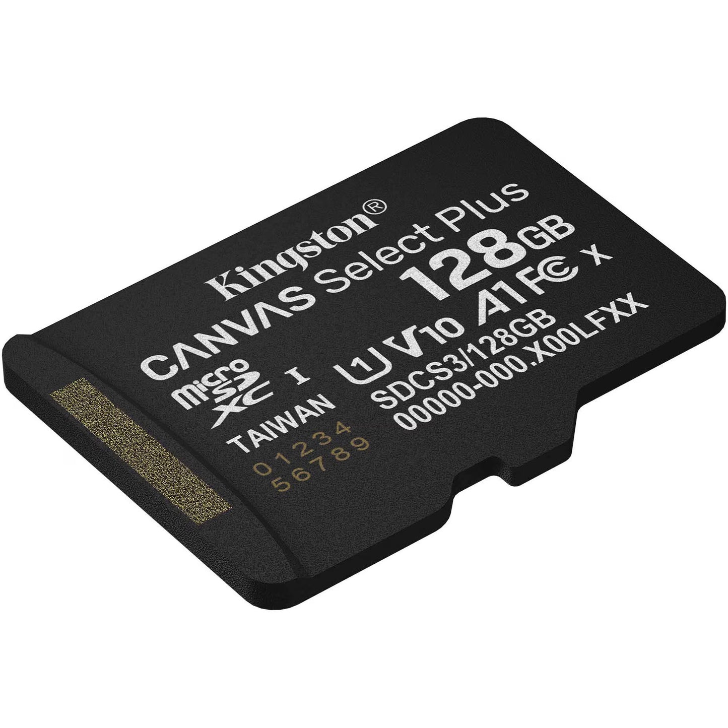 Tarjeta de Memoria microSDXC Kingston Canvas Select Plus Android A1, 128Gb, Clase 10 / UHS-1 U1 SDCS3/128GBSP