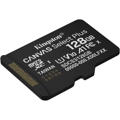 Tarjeta de Memoria microSDXC Kingston Canvas Select Plus Android A1, 128Gb, Clase 10 / UHS-1 U1 SDCS3/128GBSP