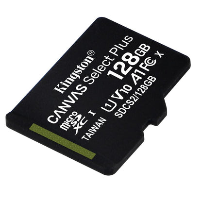 Tarjeta de memoria Kingston Canvas Select Plus, 128Gb, Clase 10 / UHS-1 U1 SDCS2/128GBSP microSDXC