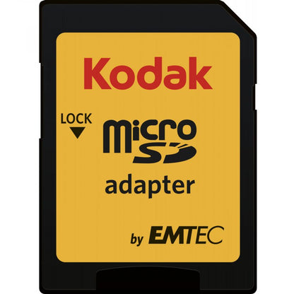 Kodak microSDXC Memory Card, 64Gb, Class 10 / UHS-1 U1, With Adapter EKMSDM64GXC10K