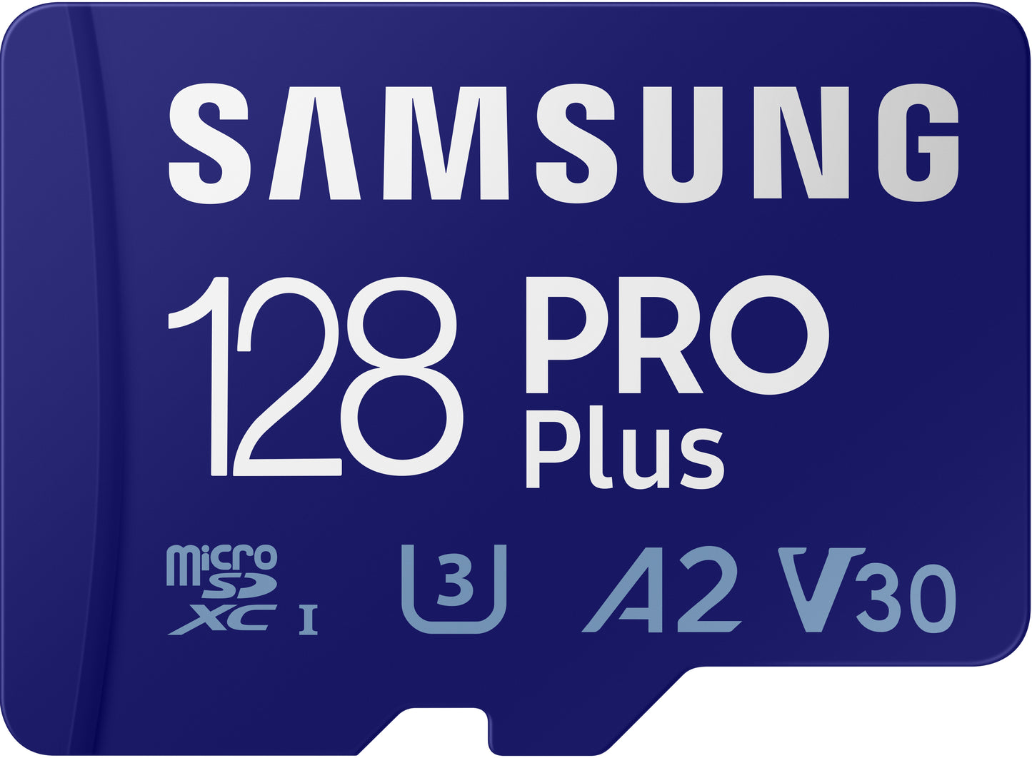 Tarjeta de Memoria microSDXC Samsung PRO Plus, 128Gb, Clase 10 / UHS-1 U3, Con Lector de Tarjetas y Adaptador MB-MD128KB/WW
