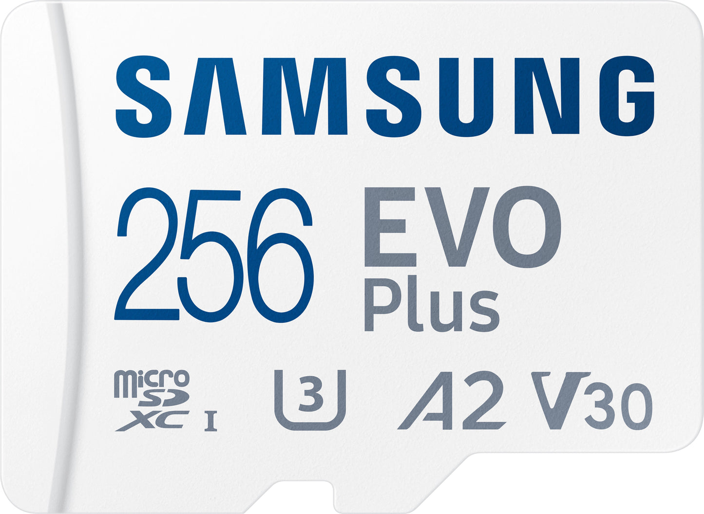 Tarjeta de memoria Samsung Evo Plus microSDXC, 256Gb, Clase 10 / UHS-1 U3, con adaptador MB-MC256KA/EU