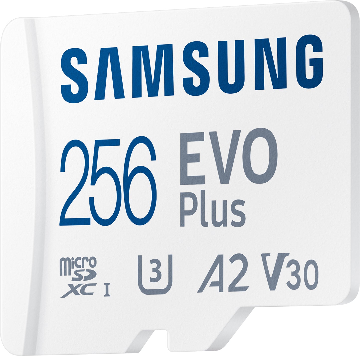 Tarjeta de memoria Samsung Evo Plus microSDXC, 256Gb, Clase 10 / UHS-1 U3, con adaptador MB-MC256KA/EU