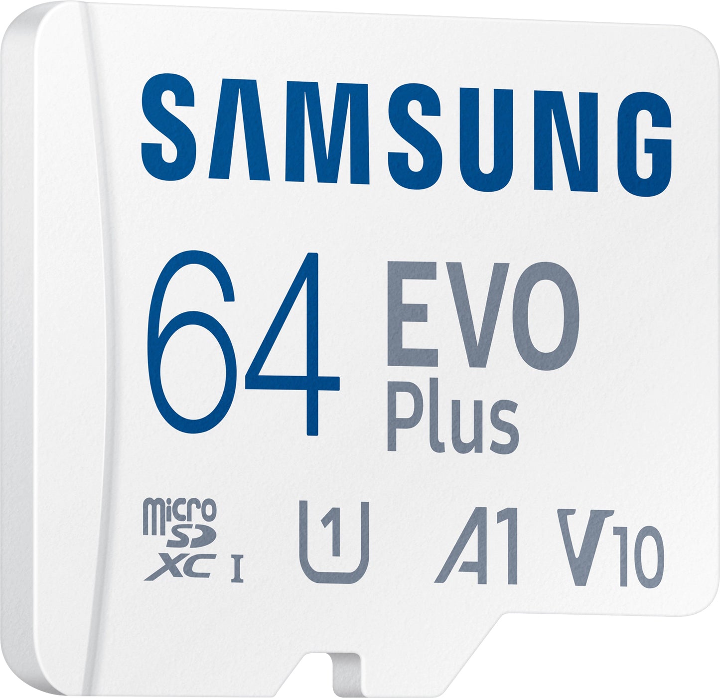 Tarjeta de memoria microSDXC Samsung Evo Plus, 64Gb, Clase 10 / UHS-1 U1, Con adaptador MB-MC64KA/EU MB-MC64KA/EU