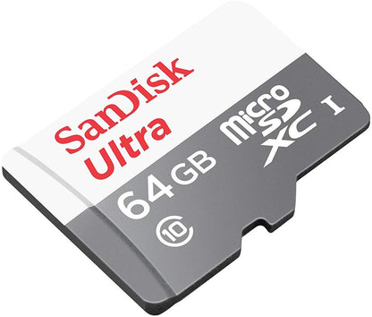 Tarjeta de memoria SanDisk Ultra Android microSDXC, 64 Gb, Clase 10 / UHS-1 U1 SDSQUNR-064G-GN3MN