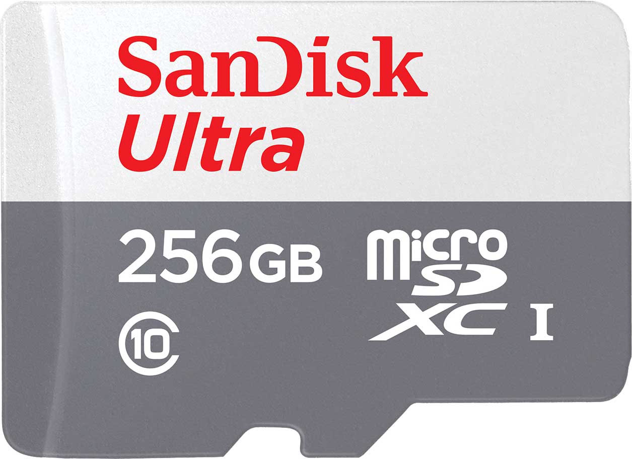 Tarjeta de memoria SanDisk Ultra Android microSDXC, 256 Gb, Clase 10 / UHS-1 U1 SDSQUNR-256G-GN3MN SDSQUNR-256G-GN3MN 