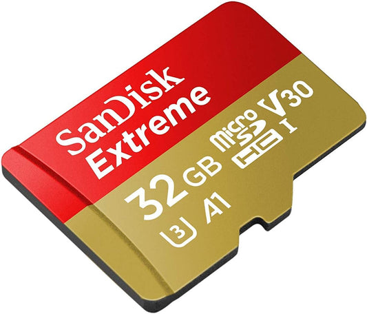 Tarjeta de Memoria microSDHC SanDisk Extreme, 32Gb, Clase 10 / UHS-1 U3 SDSQXAF-032G-GN6MN
