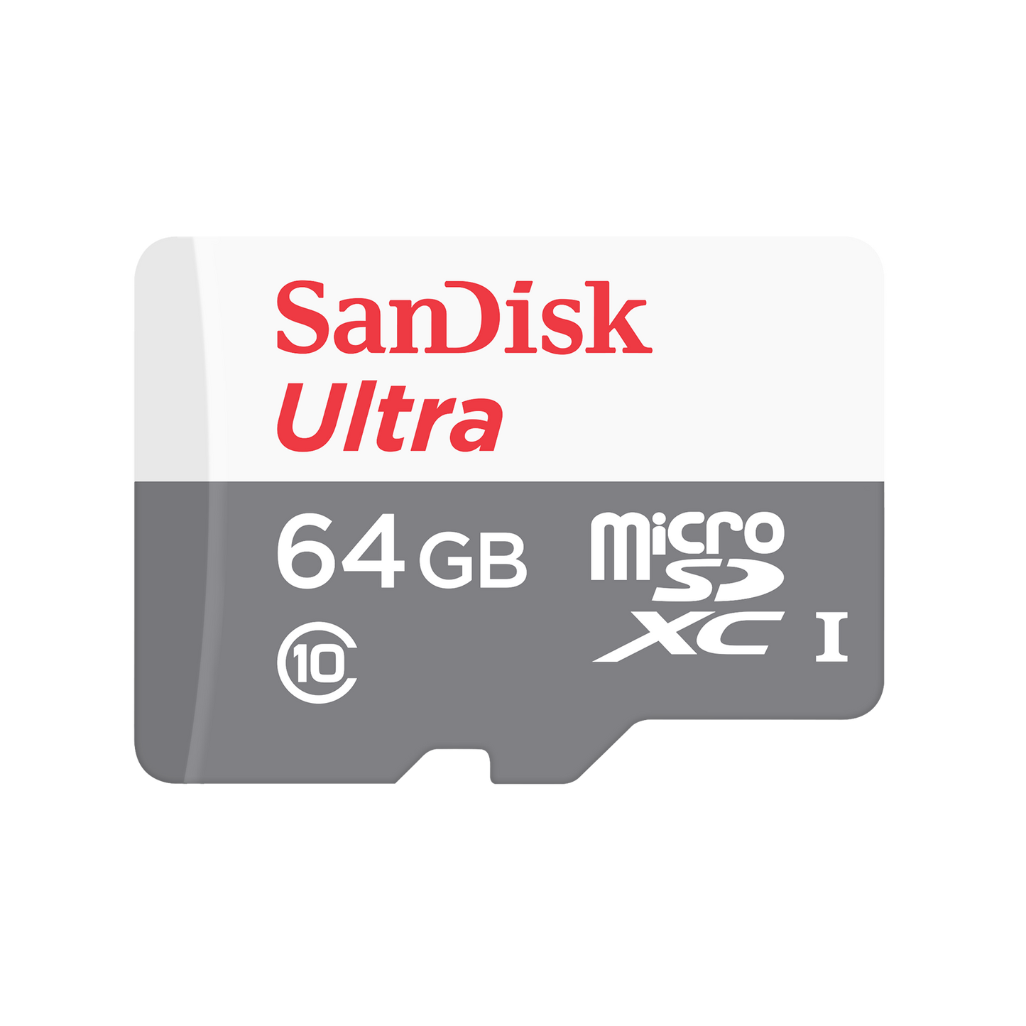 Tarjeta de Memoria microSDXC SanDisk Ultra, 64Gb, Clase 10, Con Adaptador SDSQUNR-064G-GN6TA