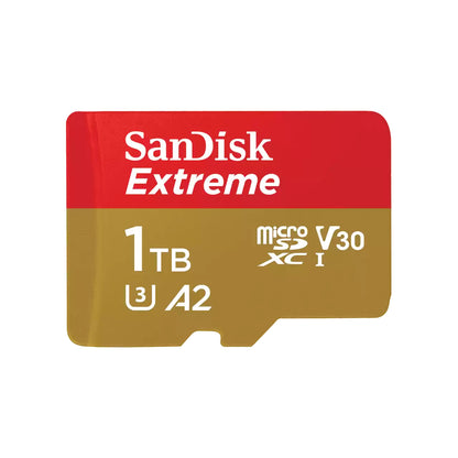 Tarjeta de Memoria microSDXC SanDisk Extreme, 1TB, Clase 10 / UHS-1 U3 SDSQXAV-1T00-GN6MN