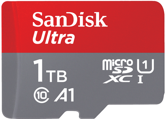 Tarjeta de Memoria microSDXC SanDisk Ultra Android A1, 1TB, Clase 10 / UHS-1 U1 SDSQUAC-1T00-GN6MN