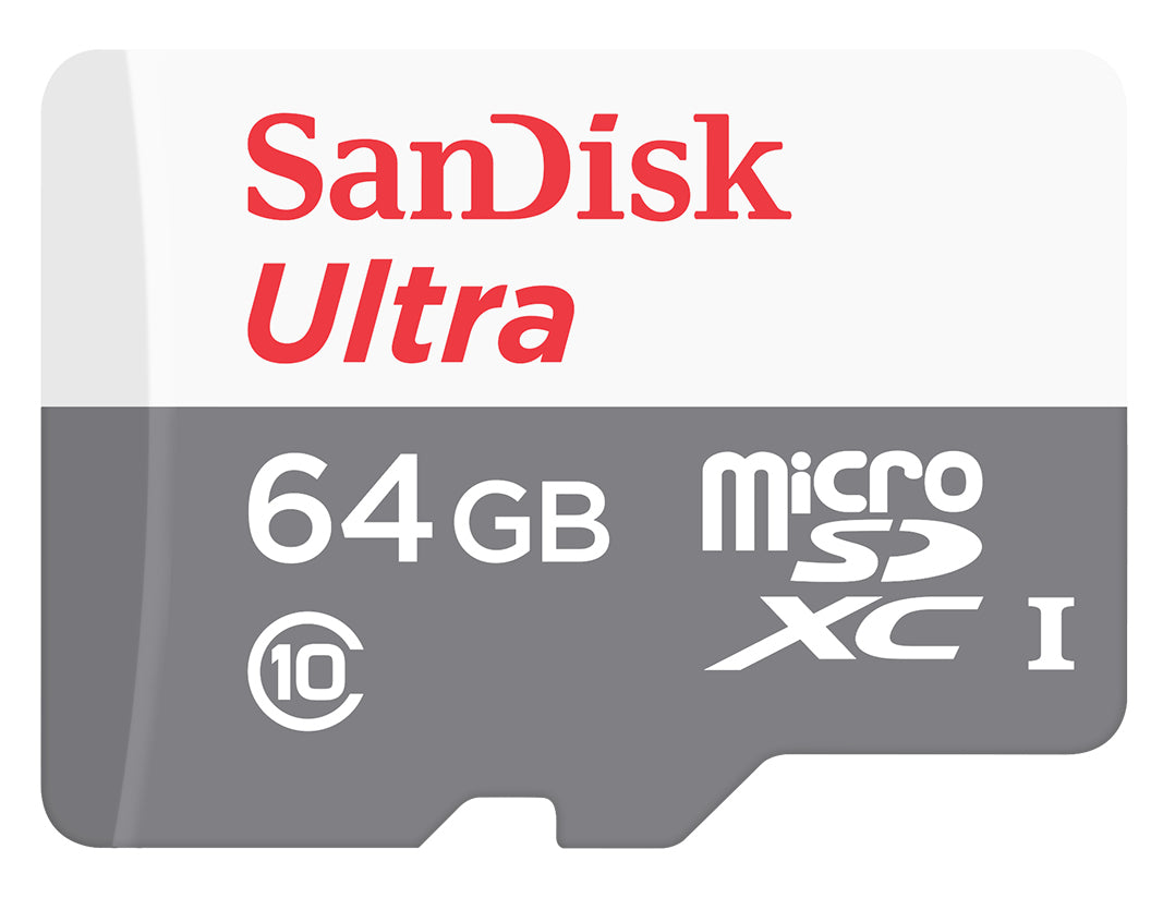 Tarjeta de memoria SanDisk Ultra Android microSDXC, 64 Gb, Clase 10 / UHS-1 U1 SDSQUNR-064G-GN3MN