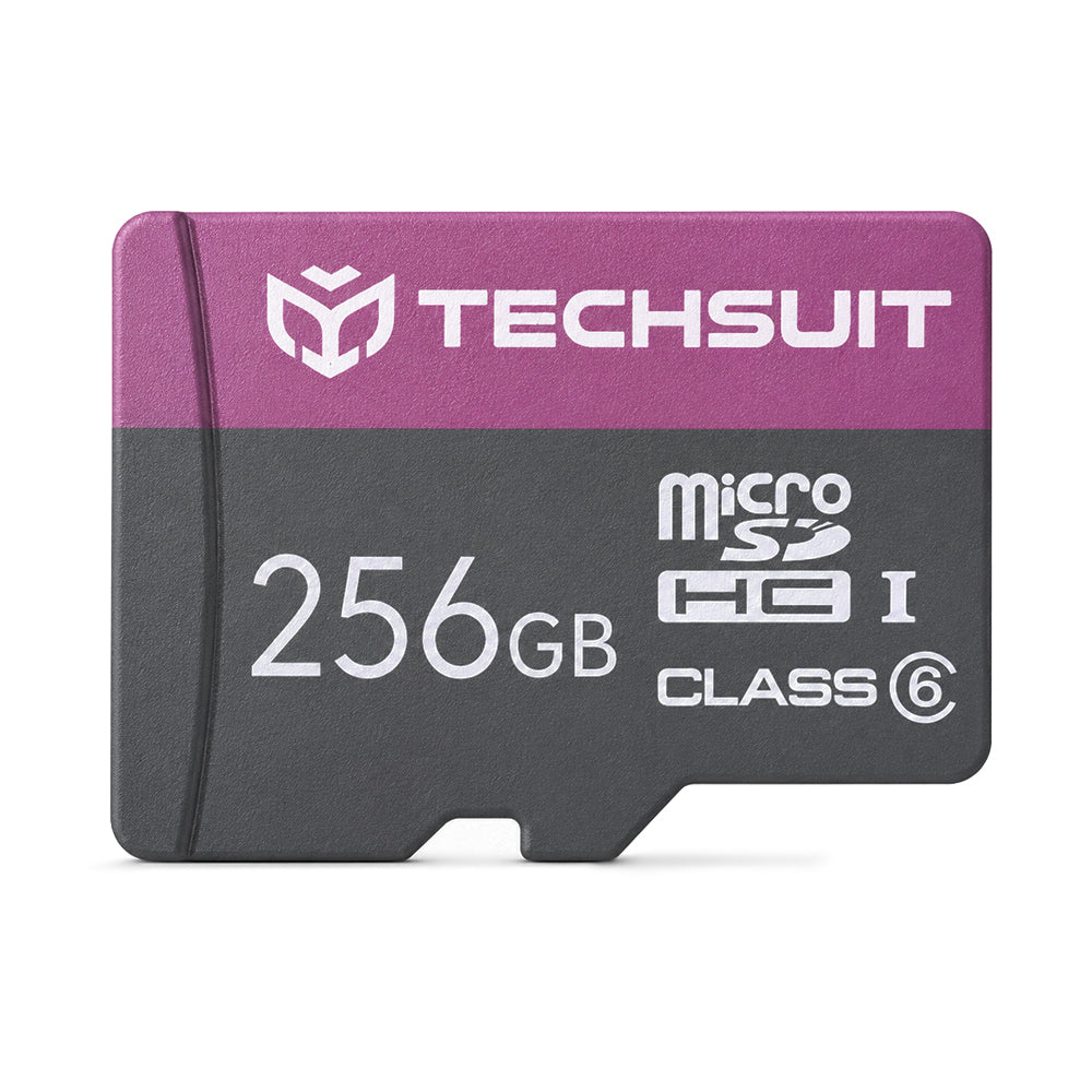 Tarjeta de Memoria microSDXC Techsuit THCM27, 256Gb, Clase 6, Con Adaptador