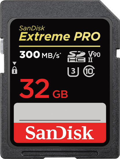 Tarjeta de Memoria SDHC SanDisk Extreme Pro, 32Gb, Clase 10 / UHS-1 U3 SDSDXXO-032G-GN4IN