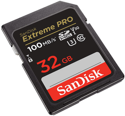 Tarjeta de Memoria SDHC SanDisk Extreme Pro, 32Gb, Clase 10 / UHS-1 U3 SDSDXXO-032G-GN4IN