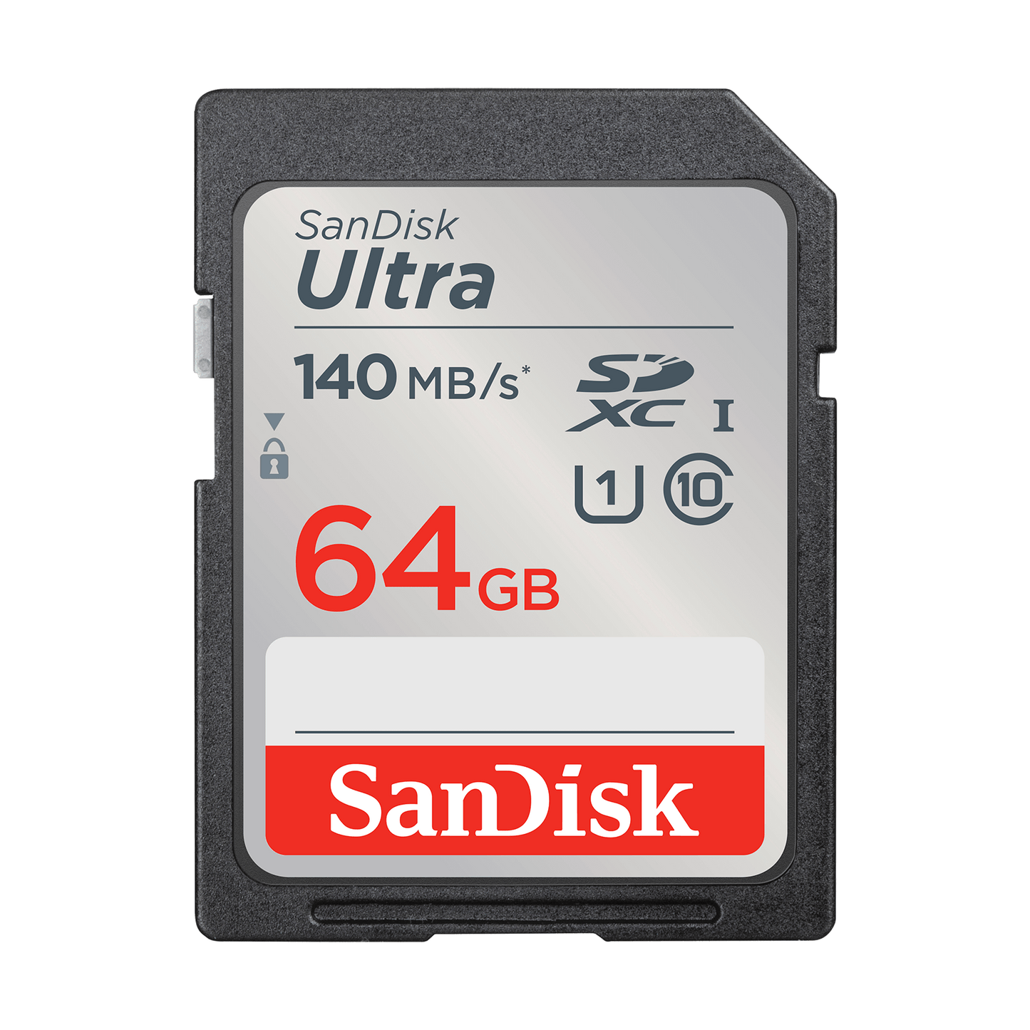 Tarjeta de Memoria SDXC SanDisk Ultra, 64Gb, Clase 10 / UHS-1 U1 SDSDUNB-064G-GN6IN