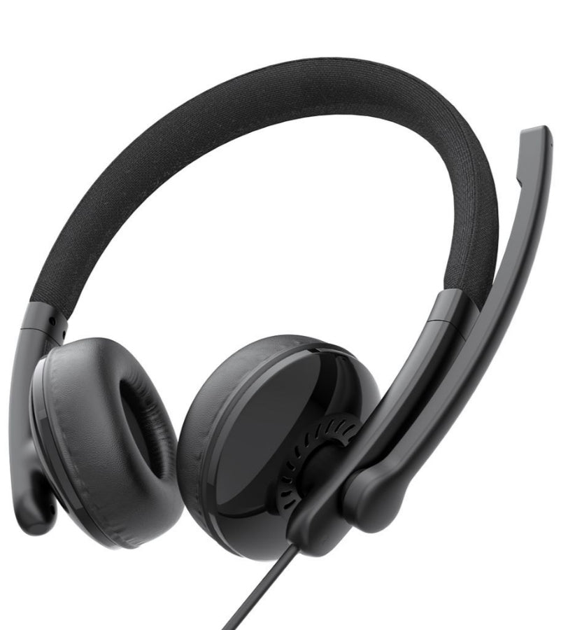 Auricular Call Center USB-C / USB-A EMEET GeniusCall HS50, Negro