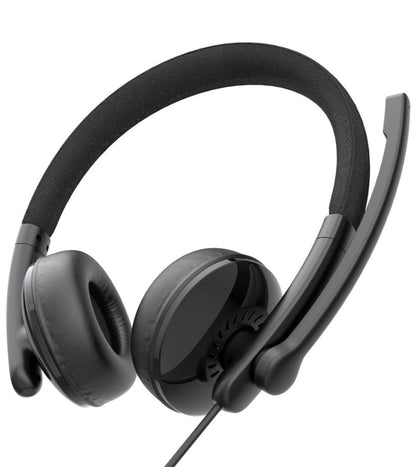 Auricular Call Center USB-C / USB-A EMEET GeniusCall HS50, Negro