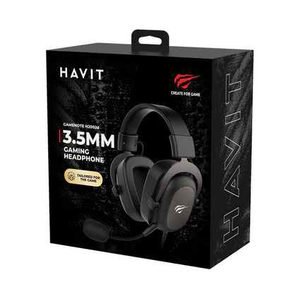 Auriculares Gaming 3.5mm HAVIT H2002D, 2m, Verdes