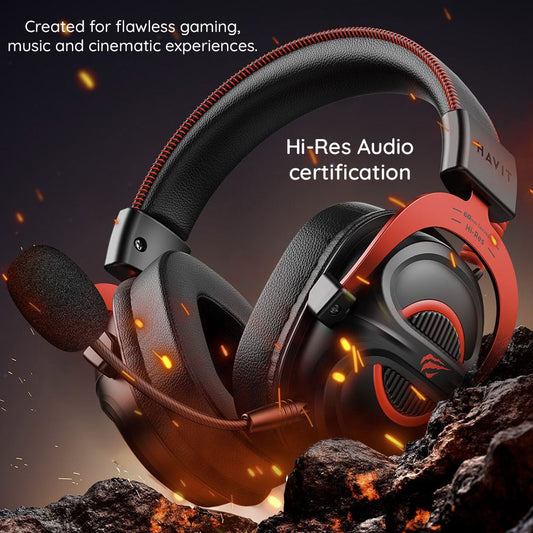 Auriculares Gaming 3.5mm HAVIT H2002E Pro, 2m, Negros