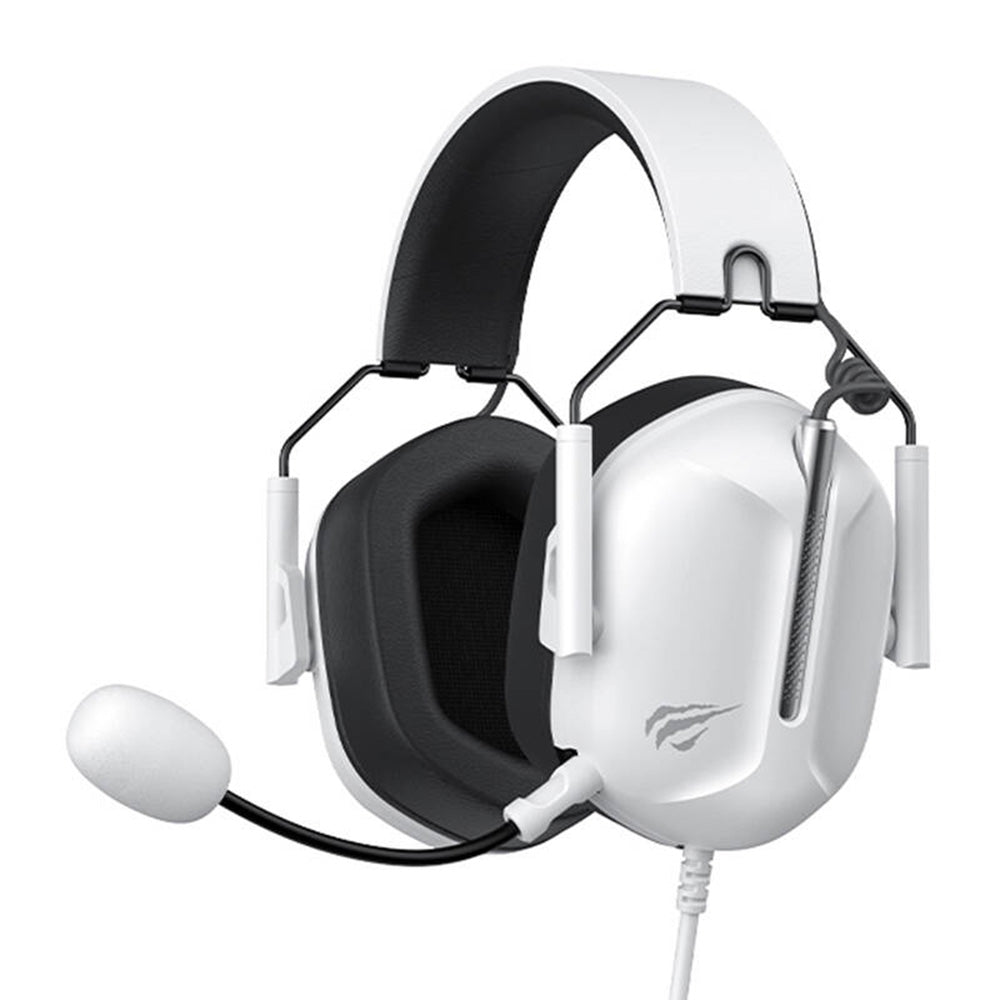 Auriculares Gaming 3.5mm HAVIT H2033d, 2.2m, Blancos