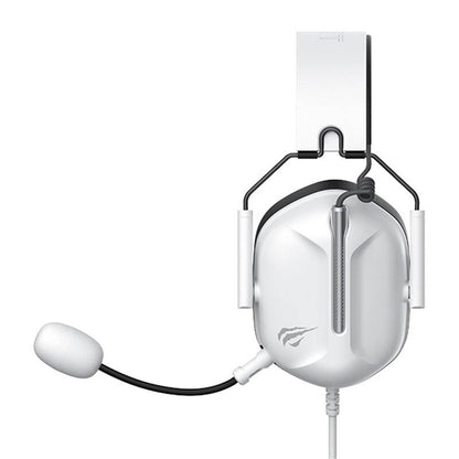 Auriculares Gaming 3.5mm HAVIT H2033d, 2.2m, Blancos