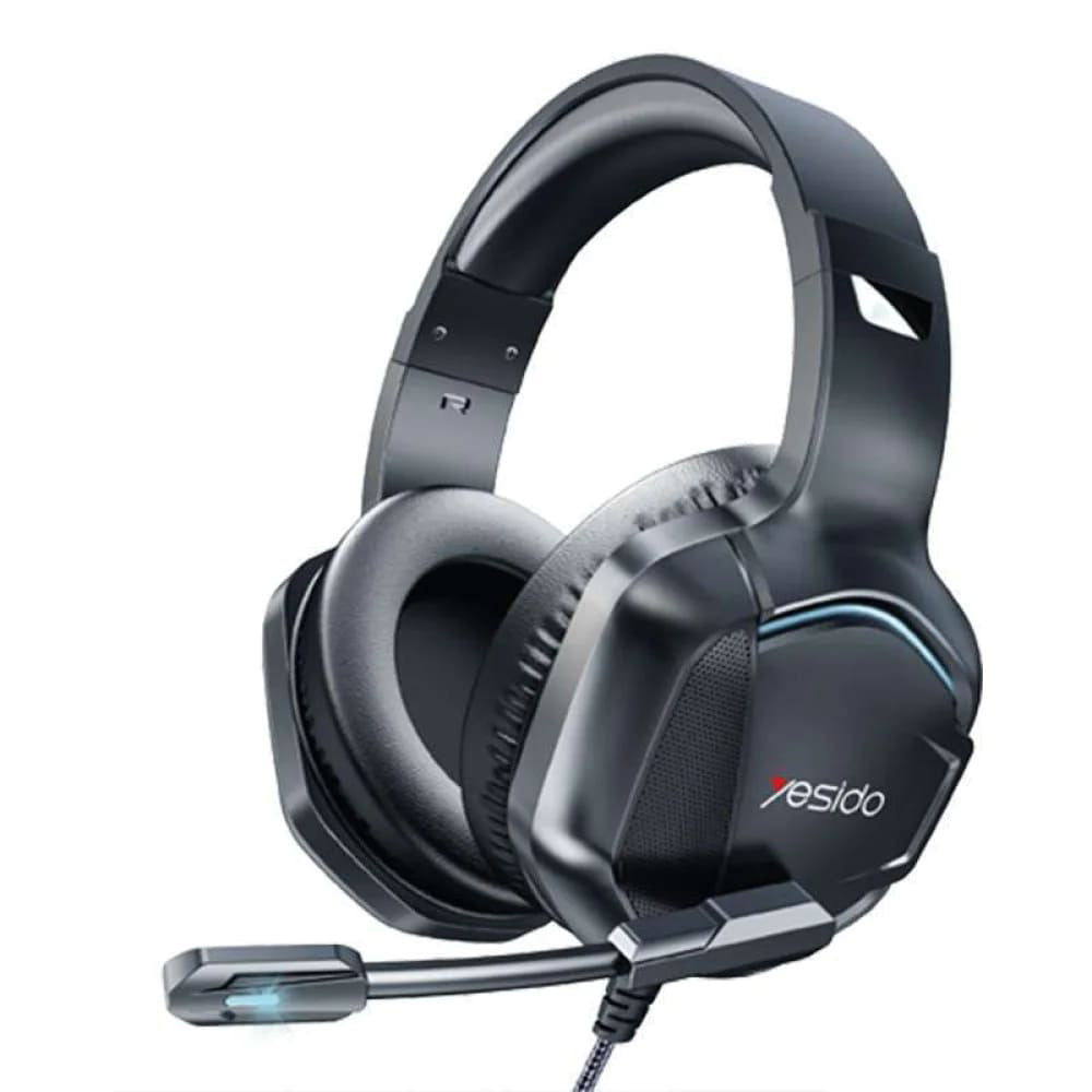 Auriculares Gaming 3.5mm Yesido EK01, RGB, 1.2m, Negros