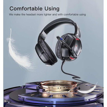 Auriculares Gaming 3.5mm Yesido EK01, RGB, 1.2m, Negros