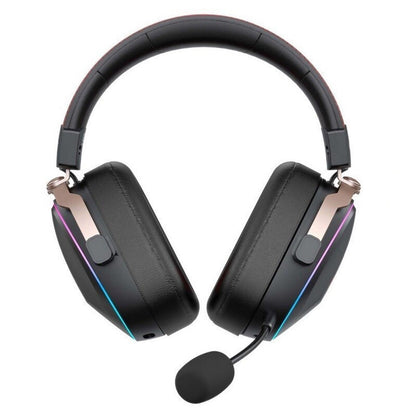 Auriculares Gaming Inalámbricos HAVIT H2039BG, RGB, BT / Wi-Fi / Cableado, Negro Ocre