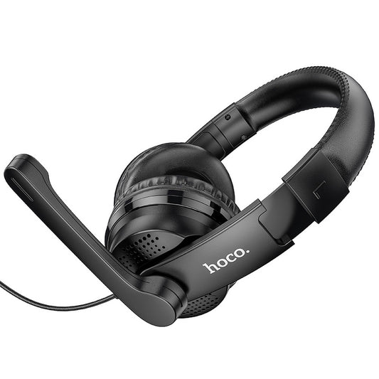 Auriculares Gaming 3.5mm HOCO W103, Negros