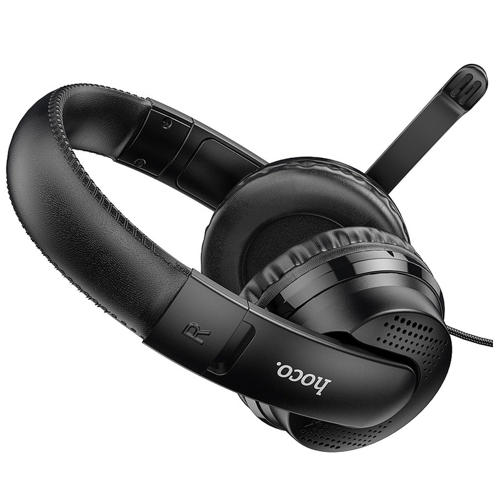 Auriculares Gaming 3.5mm HOCO W103, Negros