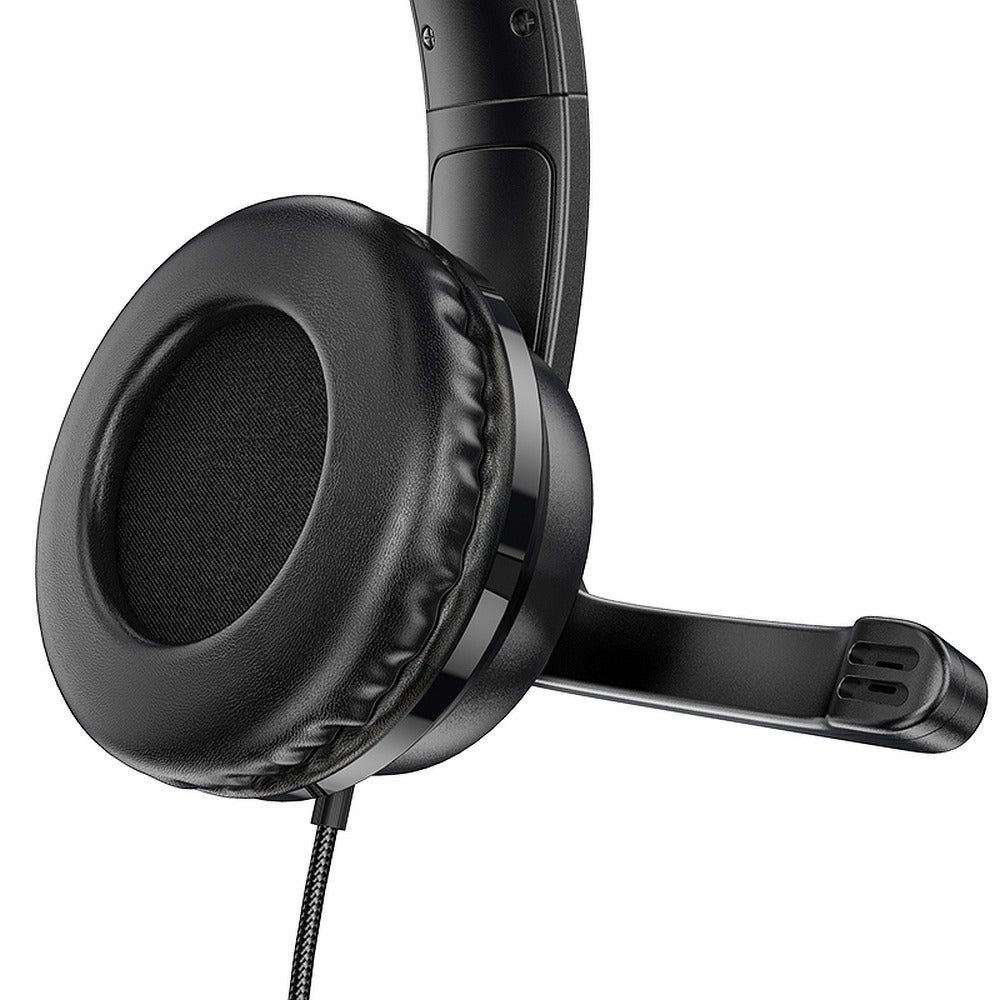 Auriculares Gaming 3.5mm HOCO W103, Negros
