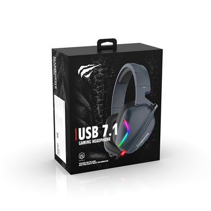 HAVIT H2038U USB Gaming Headset, 2m, Black