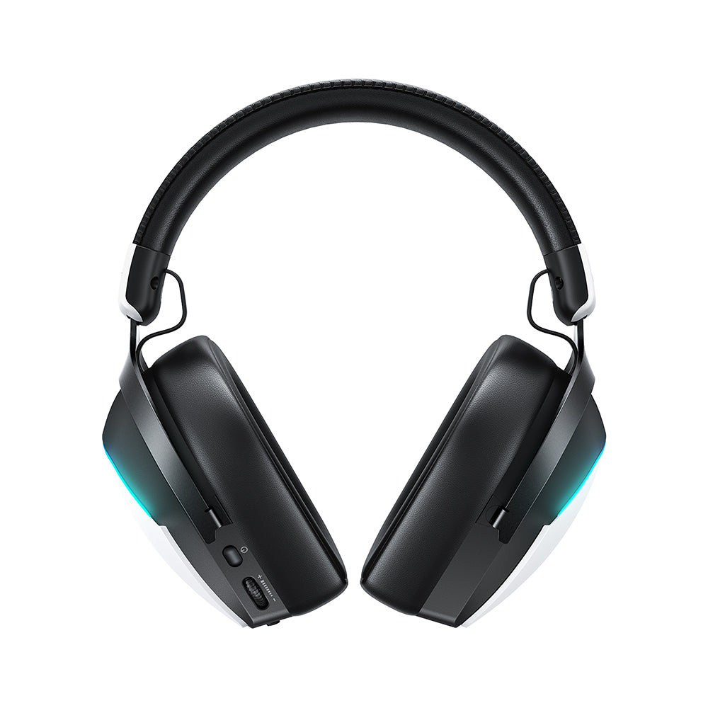 Auriculares Gaming Inalámbricos Acefast H11, RGB, BT / Wi-Fi / Cable, Blancos