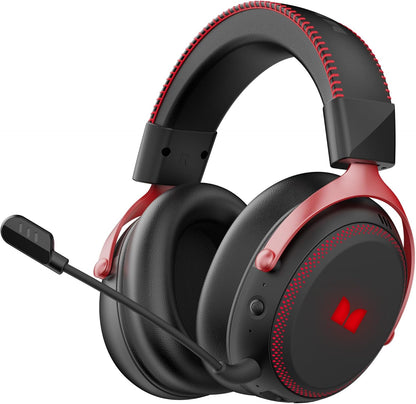 Auriculares Gaming Inalámbricos Monster Mission 350, BT / Wi-Fi / Con Cable, Negros