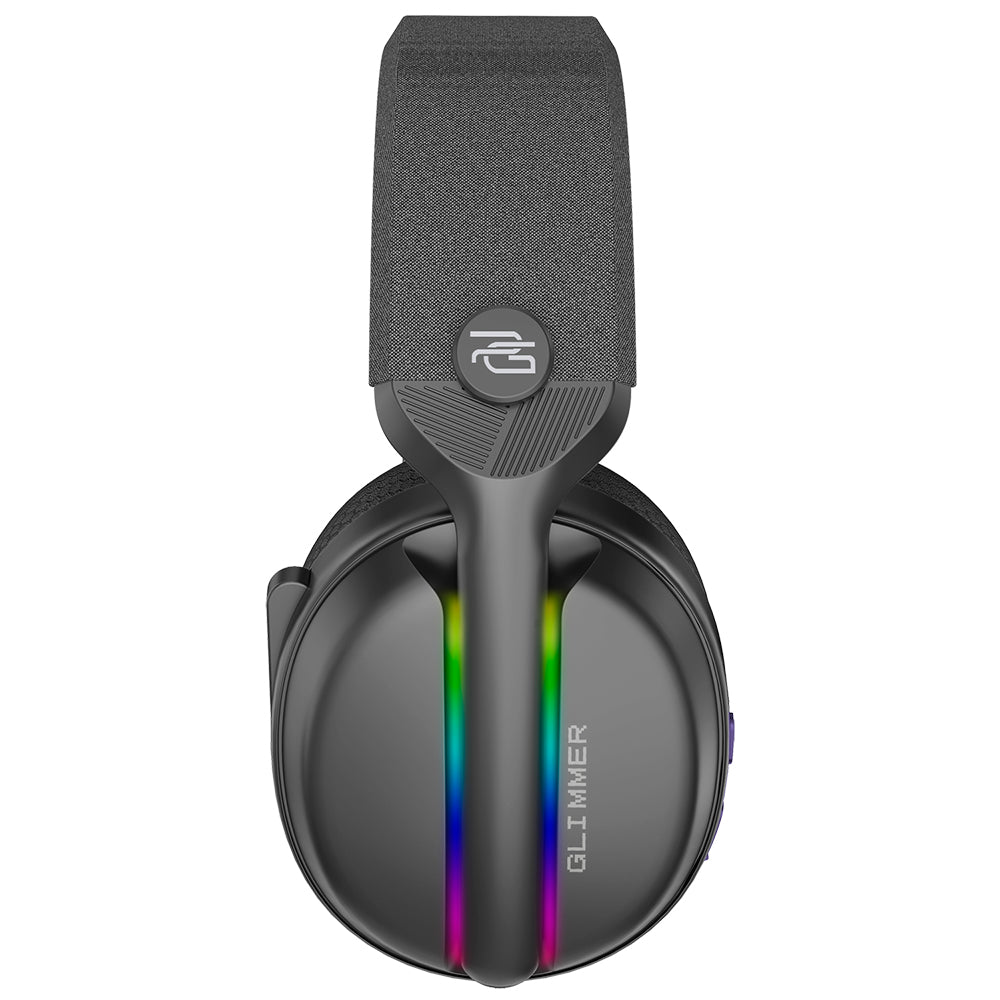 Auriculares Gaming Inalámbricos Proove Glimmer, RGB, BT / Wi-Fi / Cableado, Negro Púrpura WHGL00022016