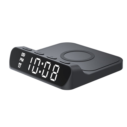 Reloj Digital HAVIT W3031 con Carga Inalámbrica QI, Negro
