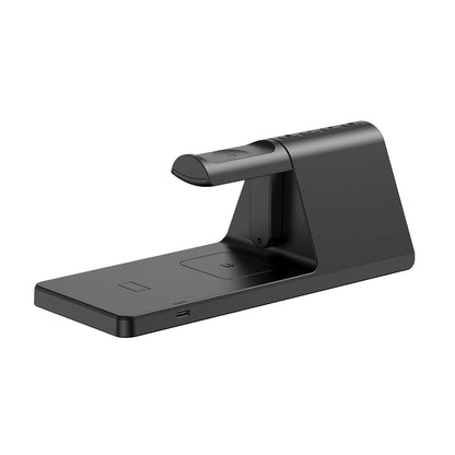 Reloj Digital HAVIT W3042 4en1 con Carga Inalámbrica QI, Negro