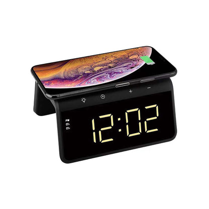 Reloj Digital HAVIT W320 con Carga Inalámbrica QI, Negro