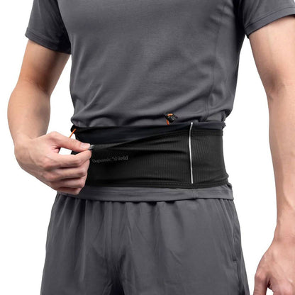 Cinturón de running Spigen Dynamic Shield A712, talla M, negro AMP11676