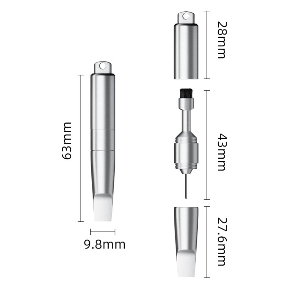 Llave SIM OEM CS-02, 3en1, Tipo Llavero, Gris