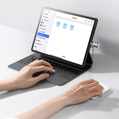 Lector de Tarjetas Lightning McDodo OT-7850, USB-A (OTG) - microSD, Negro